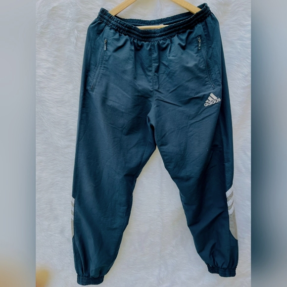 Adidas Blue Trackpants - Picture 2 of 7
